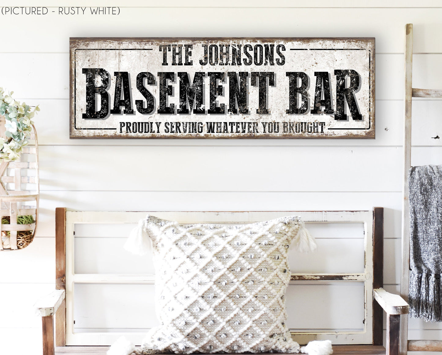 CUSTOM BASEMENT BAR SIGN