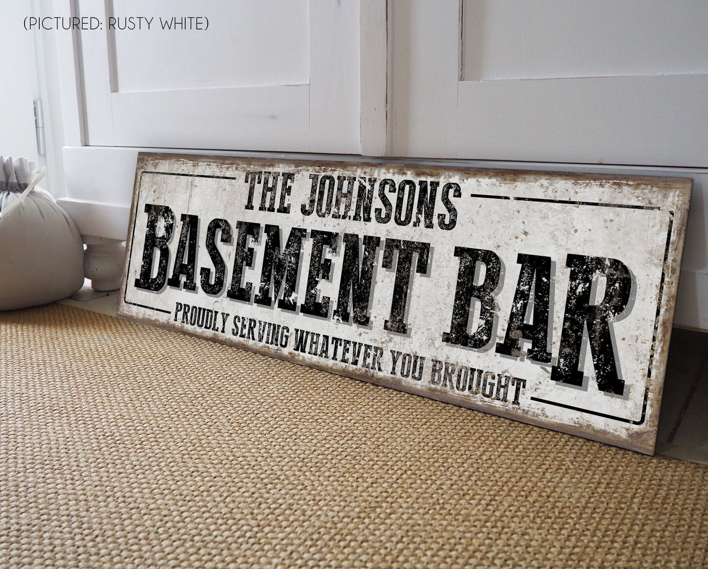 CUSTOM BASEMENT BAR SIGN