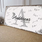 CUSTOM WEDDING GUESTBOOK ALTERNATIVE SIGN