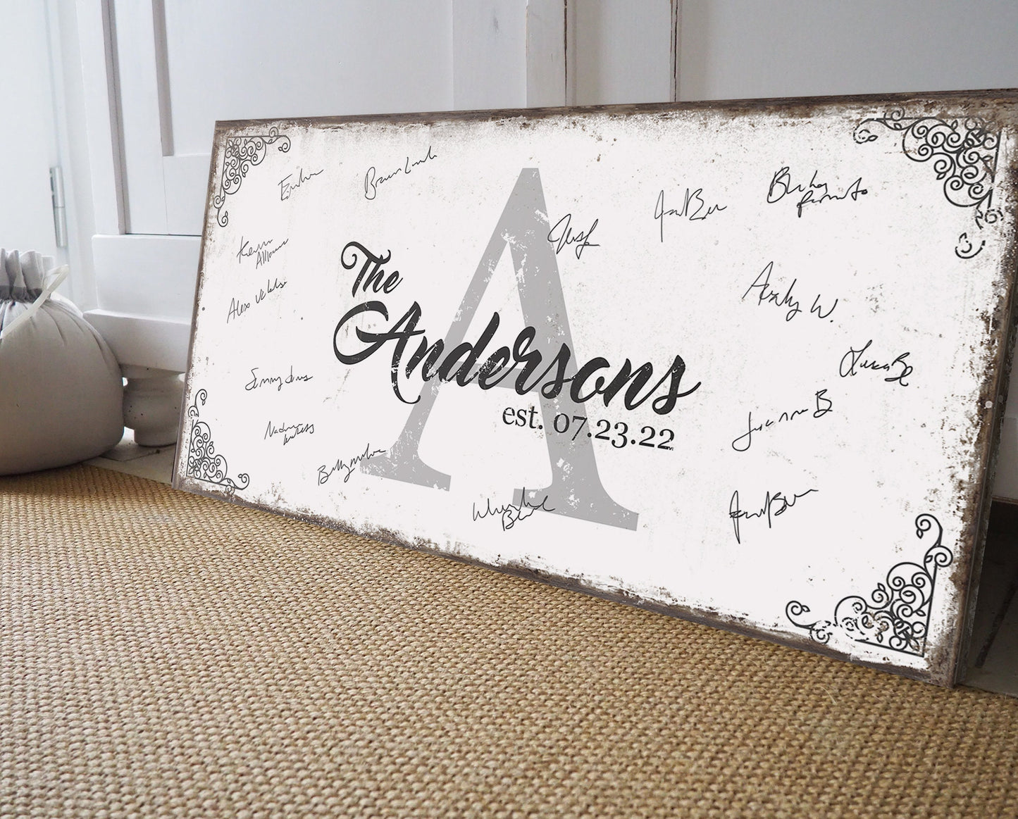 CUSTOM WEDDING GUESTBOOK ALTERNATIVE SIGN