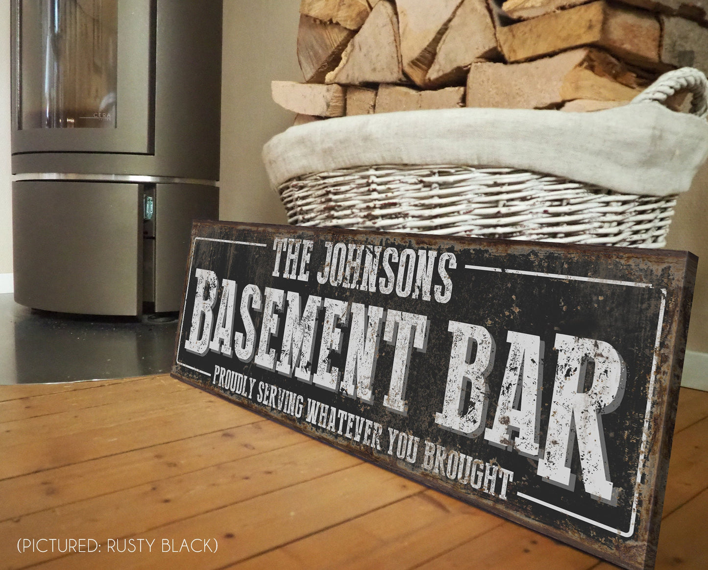 CUSTOM BASEMENT BAR SIGN