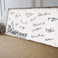 CUSTOM WEDDING GUESTBOOK ALTERNATIVE SIGN